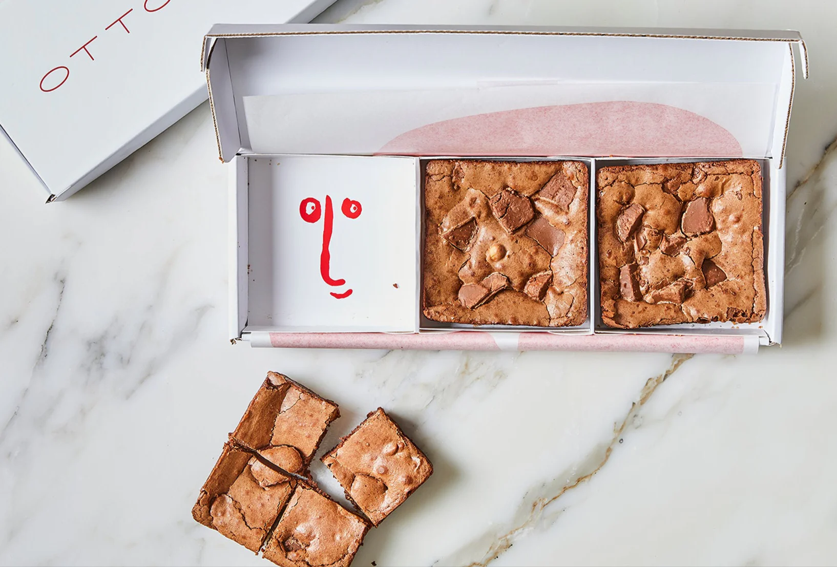 Hazelnut and Gianduja Brownie Box