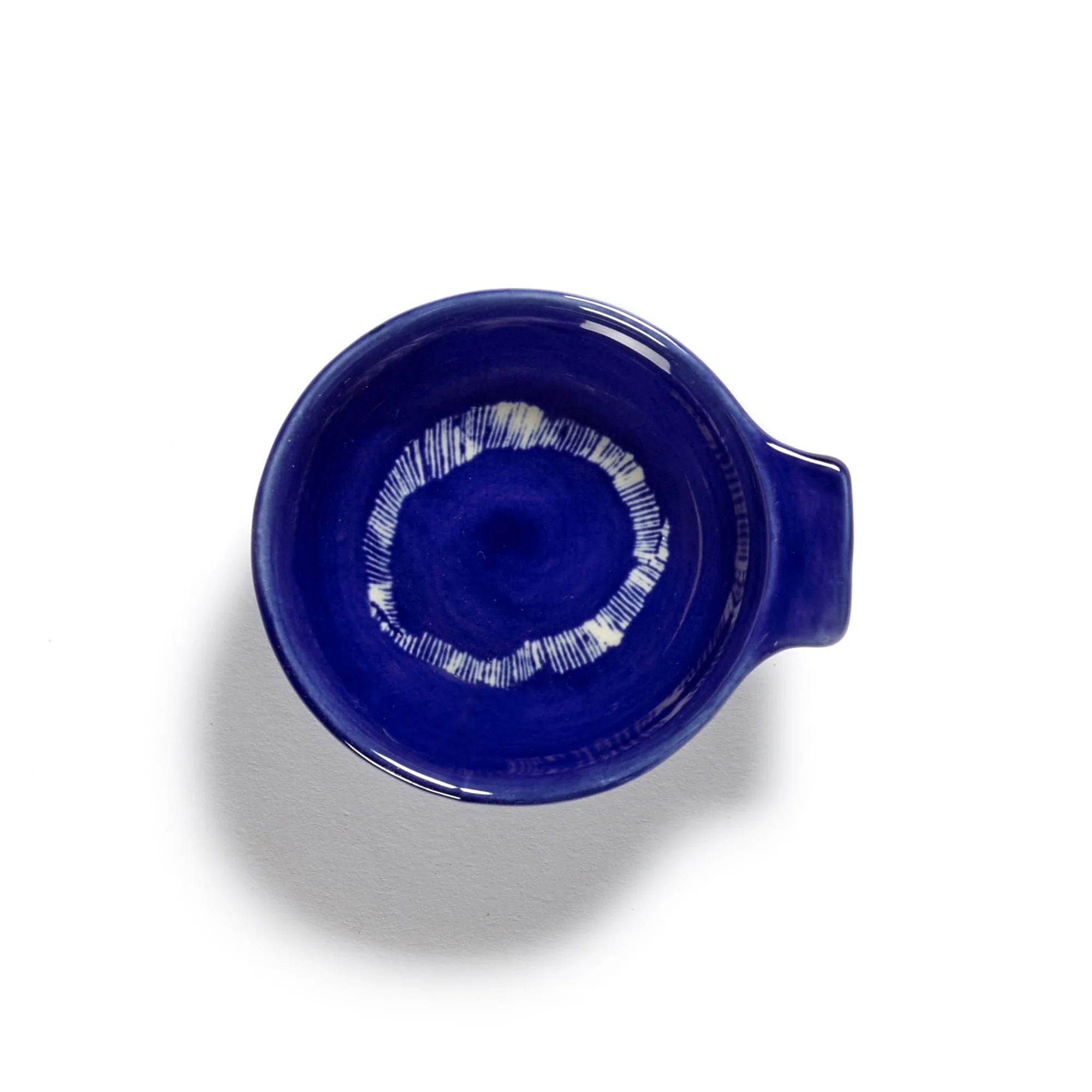 Lapis Lazuli Plate with White Stripes - Image 3