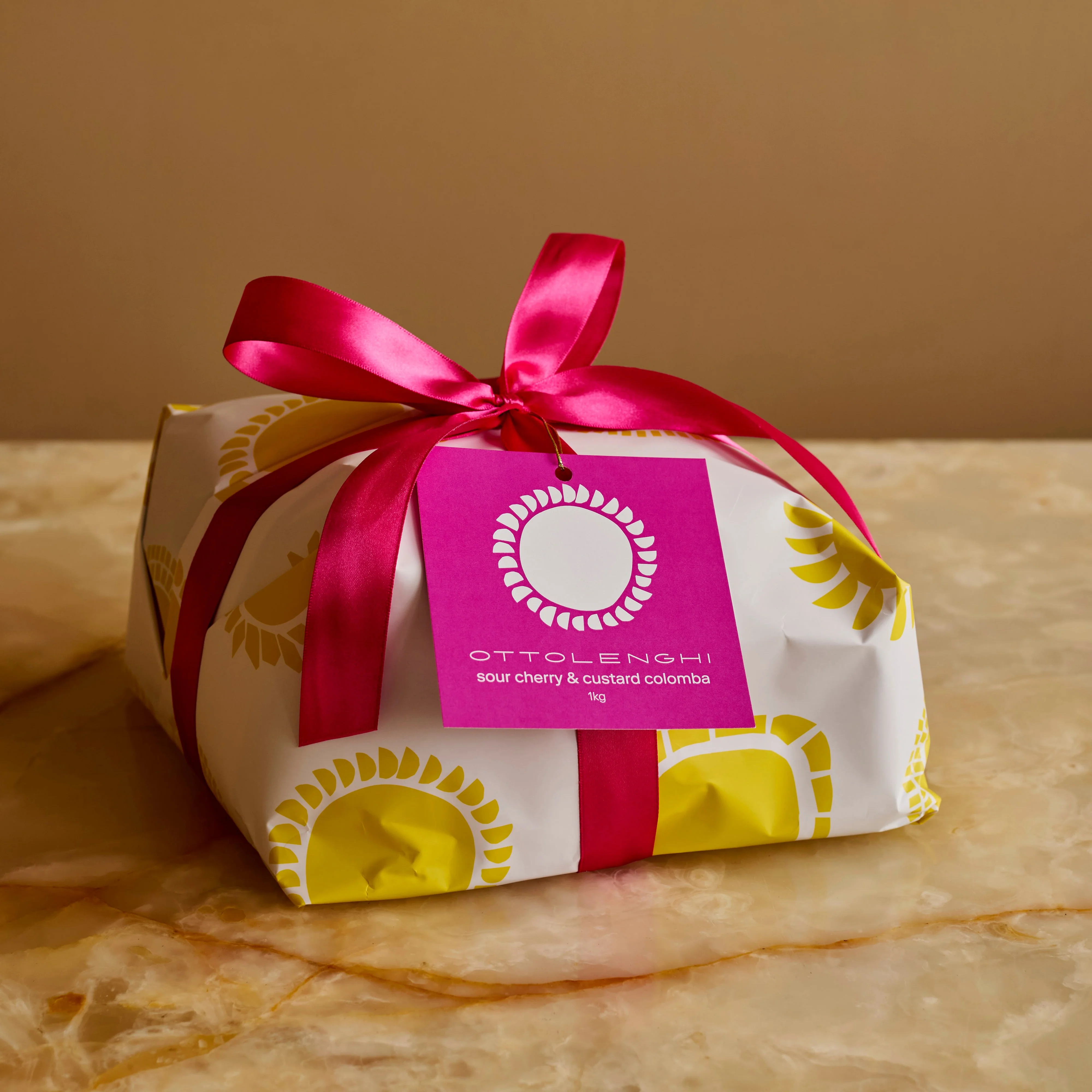 Sour Cherry & Custard Colomba