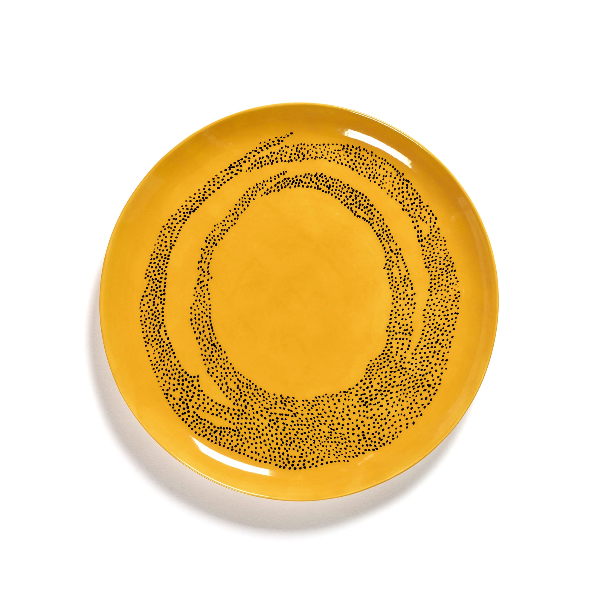 Sunny Yellow Plate with Black Dots - Image 3